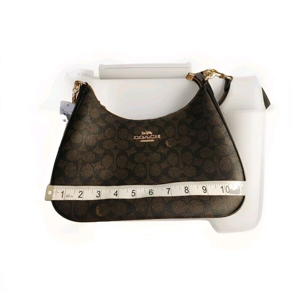 100% Authentic NWT COACH Teri Hobo Bag In Signature Canvas CK161 - Picture 3 of 8